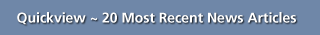20 Most Recent News Articles